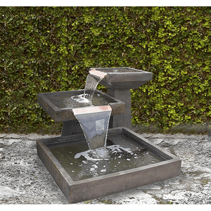 Metro Spill Garden Fountain, 48 inches D x 39 inches W x 27 inches H, FREE SHIPPING