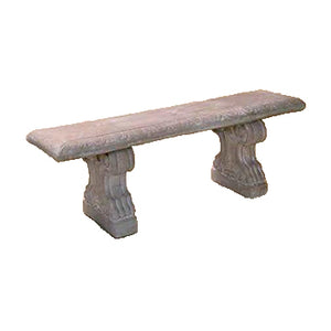Big Straight Concrete Bench Set of Two